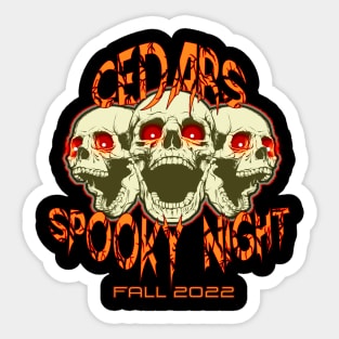Spooky Night Fall 22 Sticker